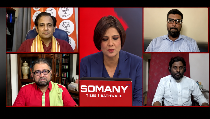 Sanatan Dharma targeted by political analyst on national TV debate, Hindu woman anchor targeted for not condoning the remark