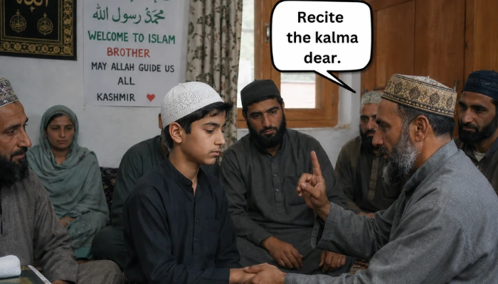 Minor Hindu boy from Bijnor lured to Kashmir and forcibly converted to Islam by Muslims