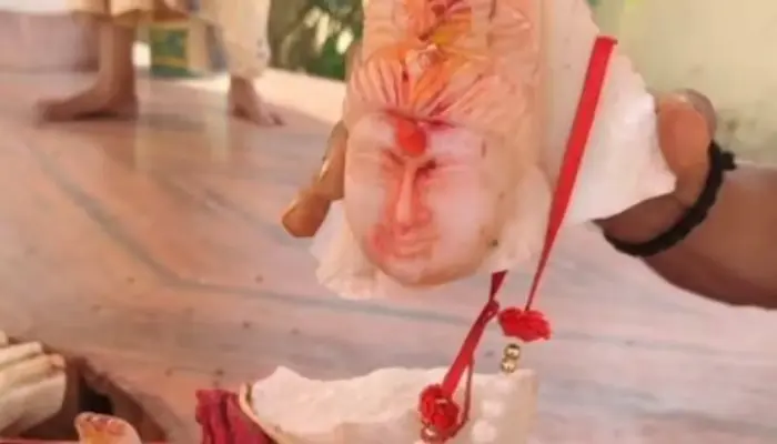 Hindu sentiments outraged after idol of Hindu deity vandalised and desecrated by anti-social elements
