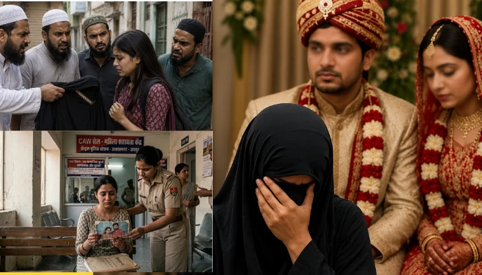 Hindu woman lured into relationship and married by a Muslim man posing as Hindu; threatened to convert to Islam and consume beef post marriage