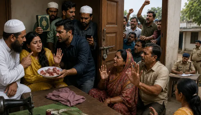 Married Hindu woman pressured for religious conversion and nikah, her family coerced to eat meat by Muslim family in Barabanki, Uttar Pradesh