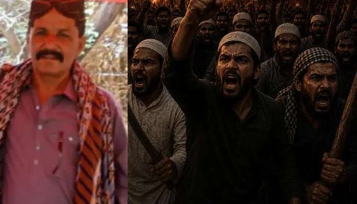 Hindu man accused of blasphemy in Sindh, Pakistan; Muslim mob blocks road and raises ‘Sar Tan Se Juda’ slogans