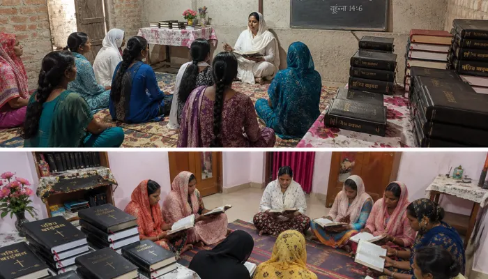 Hindu women pressured to convert to Christianity; lured with inducements, indoctrinated with religious texts, and their faith denigrated