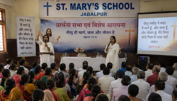 Hindus lured to convert to Christianity through inducements, brainwashing, and denigration of the Hindu faith in Jabalpur