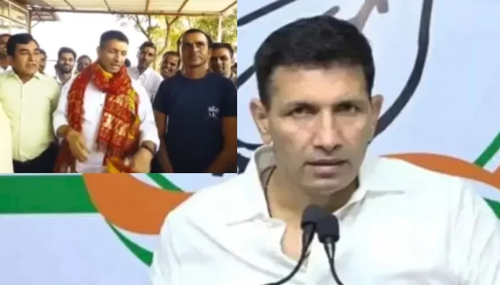 Hindu sentiments outraged: Indian politician throws sacred scarves bearing images of Hindu gods at feet of people in Madhya Pradesh