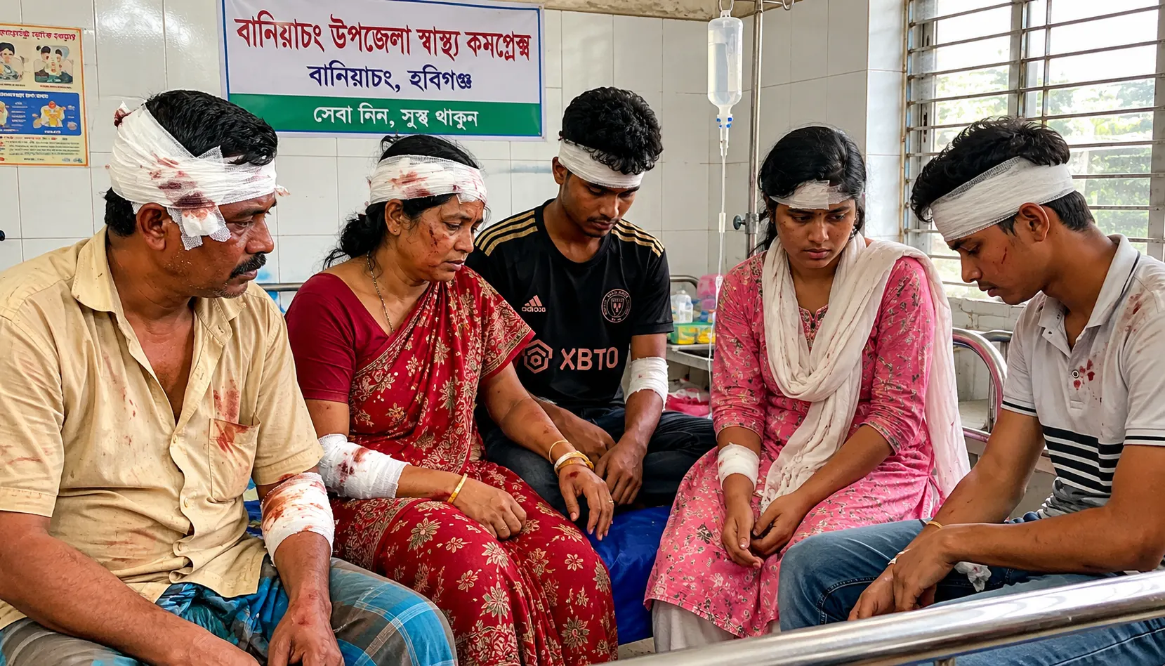 Hindu family brutally attacked in Habiganj amidst ongoing persecution of Hindu minorities in Bangladesh