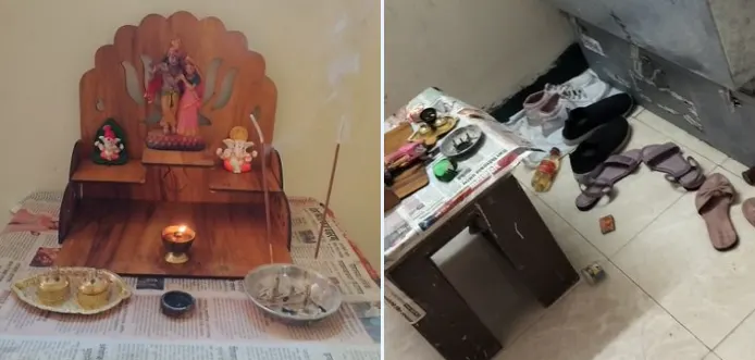 Attack on Hindu religious sentiments: Christian woman desecrates idols of Hindu deities in Navi Mumbai