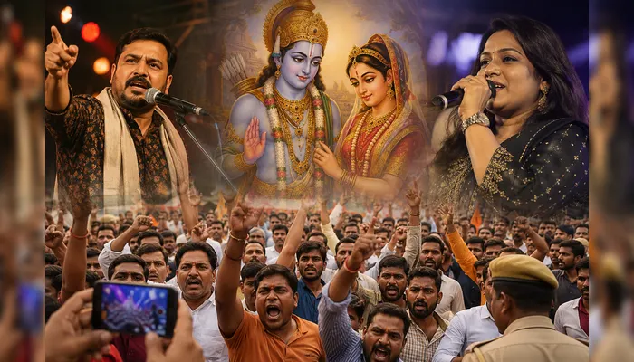 Hindu sentiments outraged as singer makes derogatory remarks about Hindu deities during a cultural event 