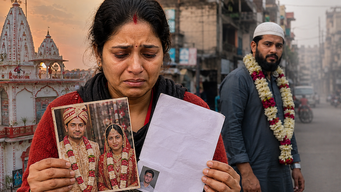 Hindu woman tricked into temple marriage by married Muslim man posing as Hindu, forced to convert and undergo nikah after his identity was revealed