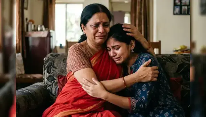Hindu woman pressured to convert to Islam by her Muslim husband, who assaulted her for resisting; minor daughter forced to wear a burqa