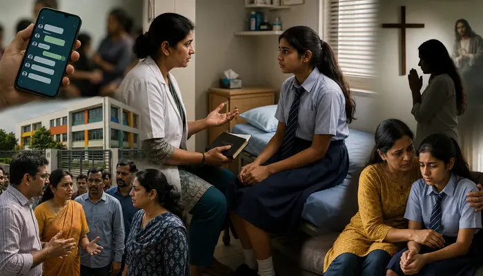 Minor Hindu girl indoctrinated by Christian school staff, pressured to convert to Christianity and follow online religious preachers