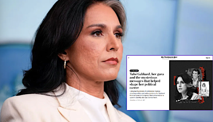 Hindu politician targeted over spiritual beliefs and Hindu associations by American media, her Guru portrayed as 'Cult' leader