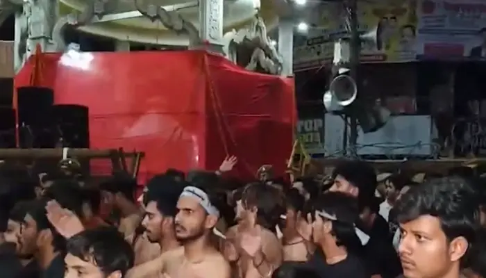Hindu religious landmark covered with cloth, devotees barred from worship by district administration in Muzaffarnagar during Muharram procession