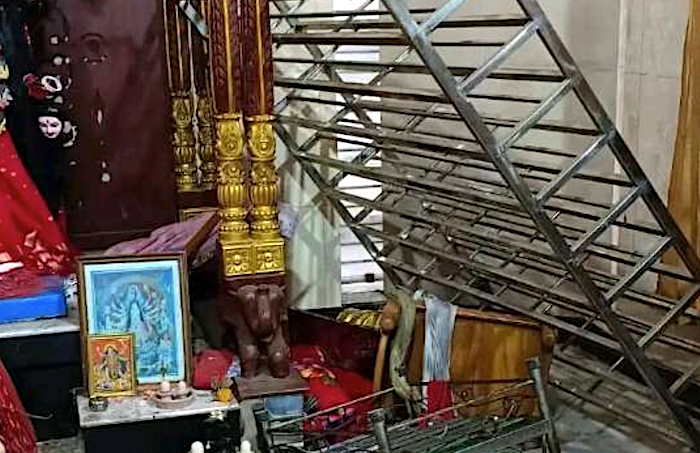 Kali temple burgled, sacred ornaments and donations looted amidst ongoing persecution of Hindu minorities in Bangladesh