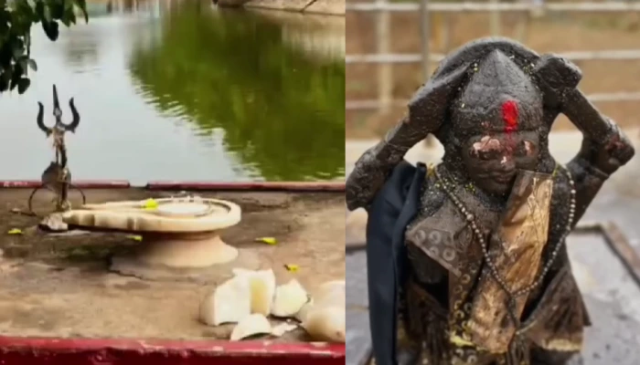 Sacred idols of Hindu deities desecrated, meat and fish thrown inside temple premises by miscreants in Raipur, Chhattisgarh