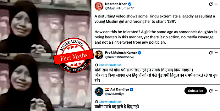 Hindu community vilified through fabricated social media narrative of extremism using edited Bangladesh video 