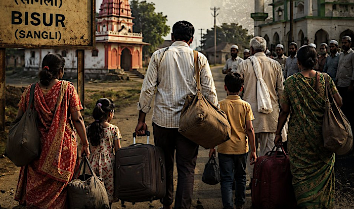 Hindu families face exodus after Muslim men visiting mosque harass residents and make derogatory remarks against Hinduism