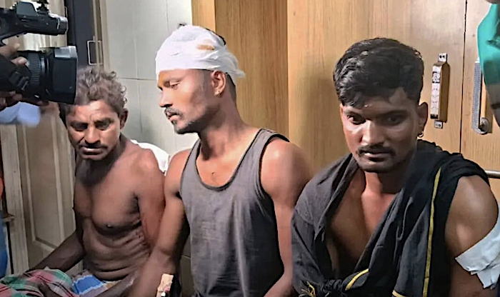 Hindu devotees participating in the traditional Kara Hunnime violently attacked by Muslim mob over bursting crackers as part of the celebrations