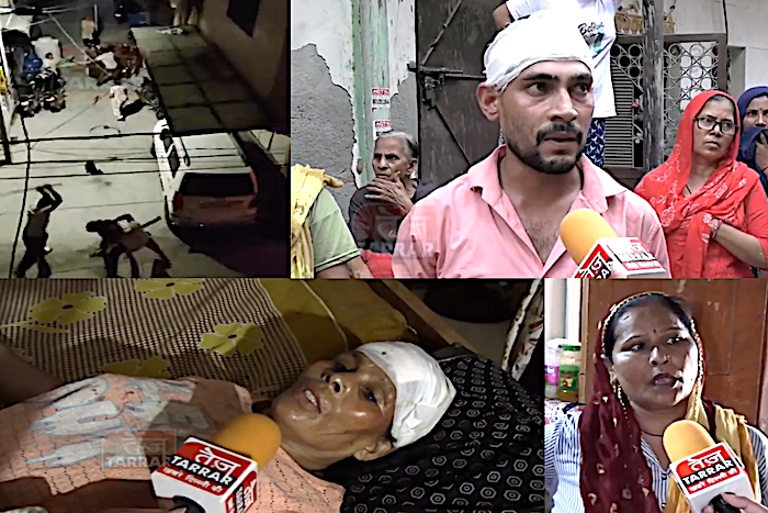 Hindu family assaulted, pregnant woman kicked, and casteist abuse hurled by armed Muslims over a minor dispute in Begumpur, Delhi