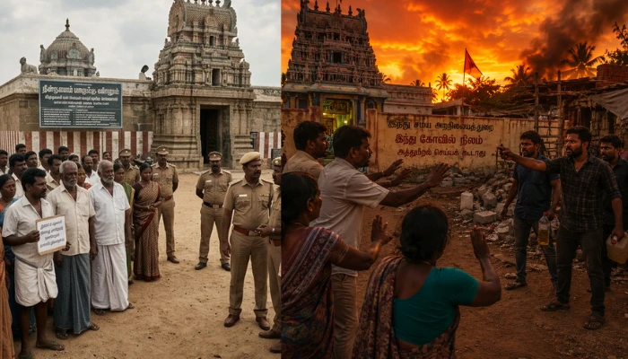 Dalit Hindus brutally attacked, threatened with immolation by Christian missionaries for reclaiming encroached temple land in Tamil Nadu