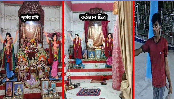 Shree Krishna Kali temple burgled, sacred idols, ornaments and donations looted amidst ongoing persecution of Hindu minorities in Bangladesh