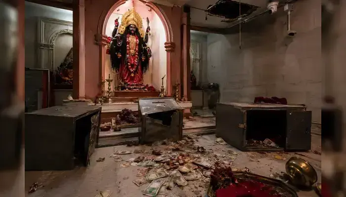 Hindu temple in Jessore targeted for loot by miscreants amidst continuing wave of anti-Hindu violence in Bangladesh