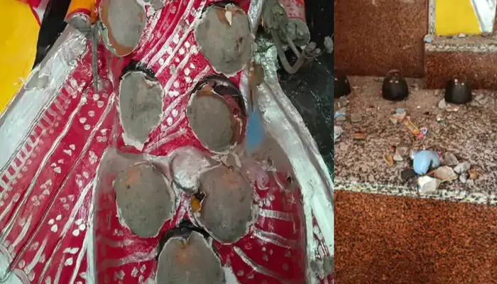 Kali Mata Temple vandalised as unidentified miscreants damage idol installed inside the sacred sanctum sanctorum