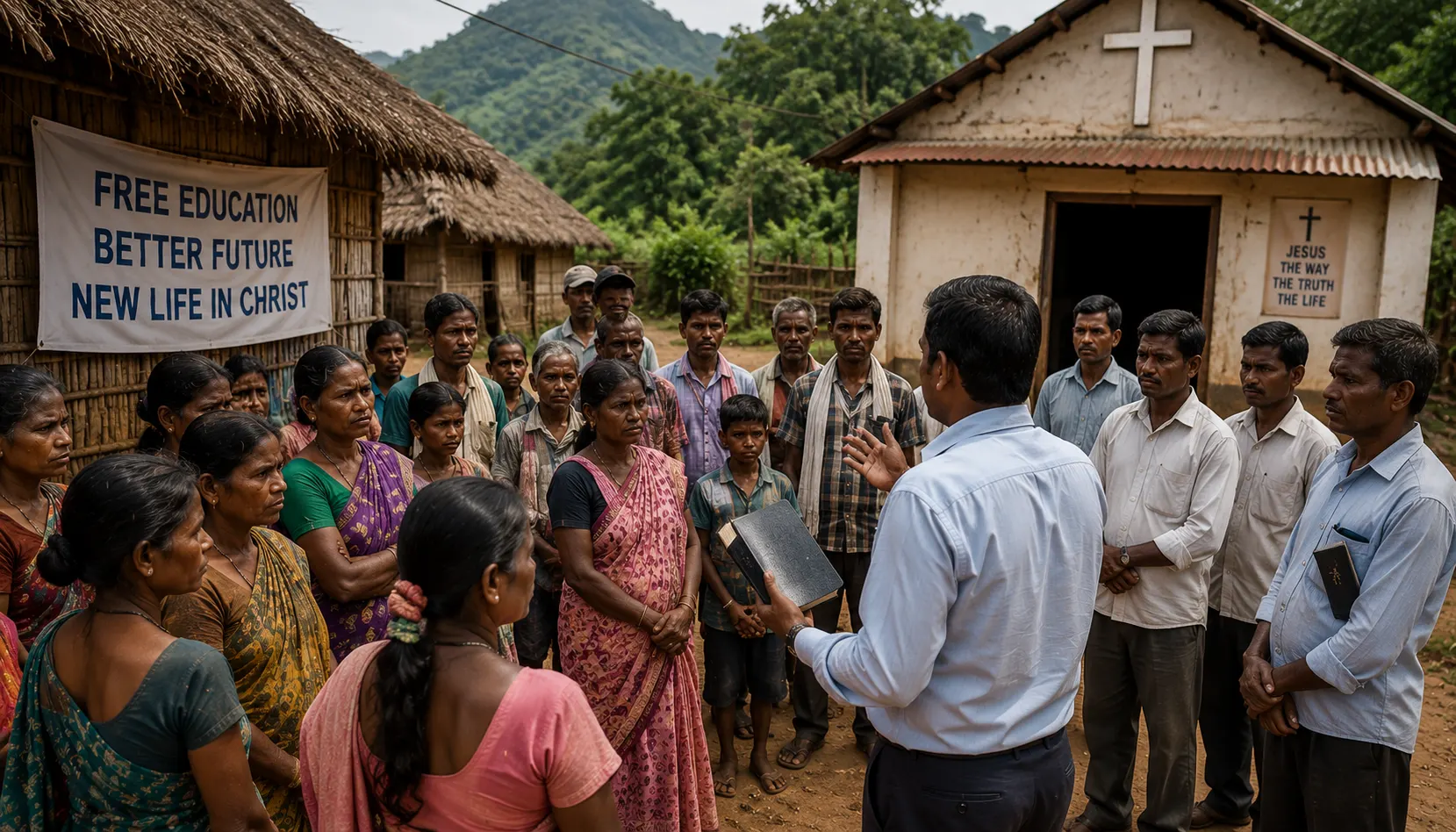 Hindu community targeted for religious conversion through inducments offered by Chirstian missionries in Rudrapur, Uttarakhand