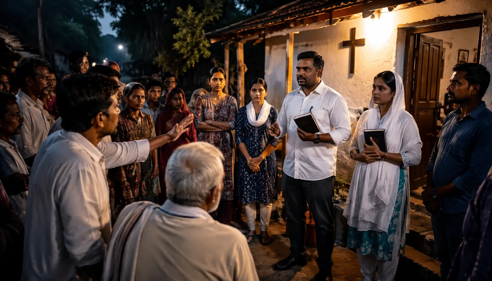 Hindu villagers pressured to convert to Christianity by missionary group from Tamil Nadu, threatened after resisting 