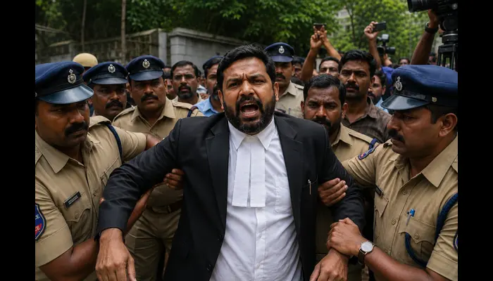 Hindu lawyer arrested for merely opposing a Hindu child being forced to recite Islamic verses in Hyderabad school