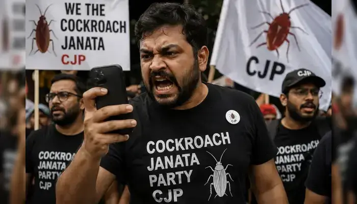 Hindu sentiments outraged; Cockroach Janata Party supporter defends protesters who abused Lord Ram and mocked Hindu customs