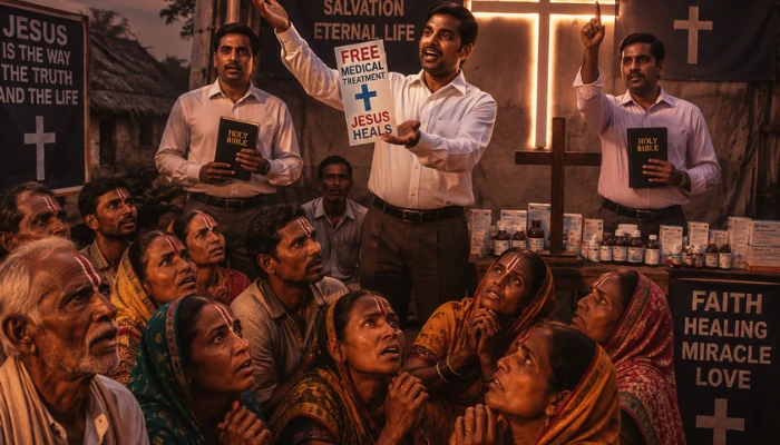 Poor Hindu villagers targeted for Christian conversion under guise of medical treatment and prayer meeting in Patna, Bihar