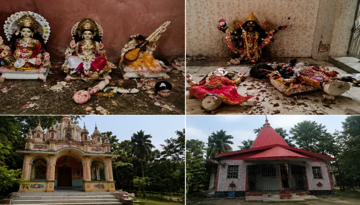 Idols of Hindu deities vandalised in coordinated attack on two Hindu temples in Ghatail, Bangladesh