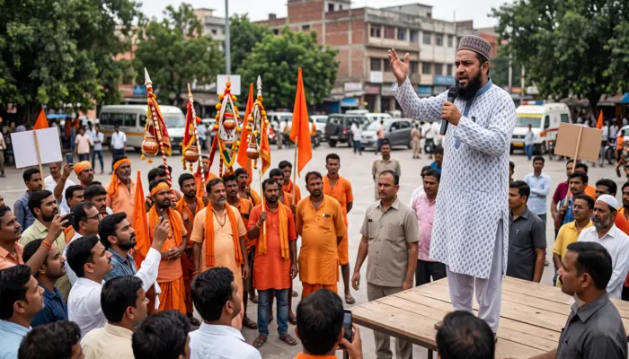Anti-Hindu hate speech: Islamic cleric labels Kanwariyas 'terrorists', mocks Lord Shiva and vilifies sacred Kanwar Yatra