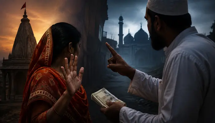 Hindu woman lured and offered ₹2 lakh for religious conversion by Muslim cleric; threatened upon refusing to convert