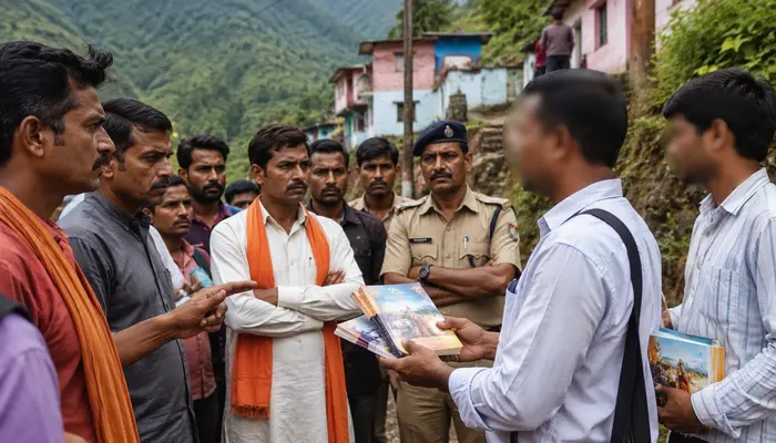Derogatory anti-Hindu literature targeting Hinduism, its deities, and scriptures distributed in Pithora, Chhattisgarh