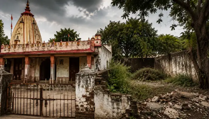 Historic Hindu temple's land targeted for illegal occupation by encroachers in Banda, Uttar Pradesh