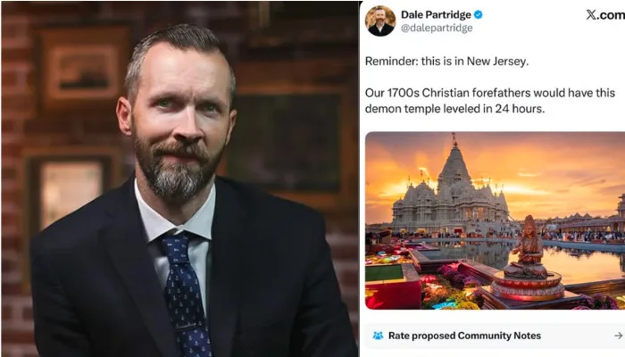 Hindu sentiments outraged; Christian pastor makes derogatory remark against revered Hindu temple in New Jersey