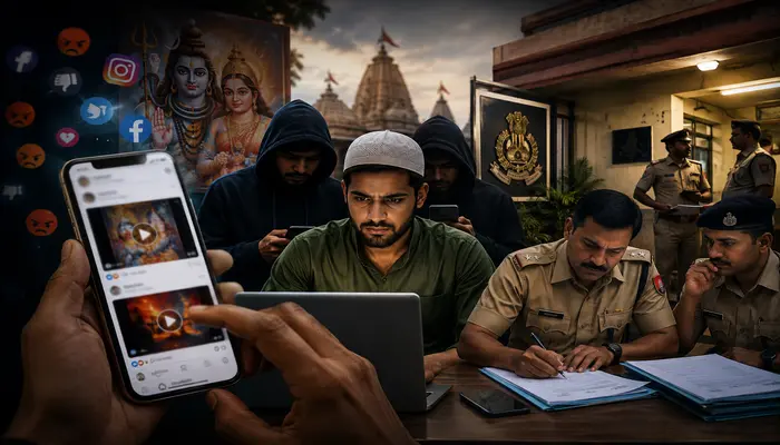 Hindu sentiments insulted; Muslim man circulates objectionable videos targeting Hindu deities on social media