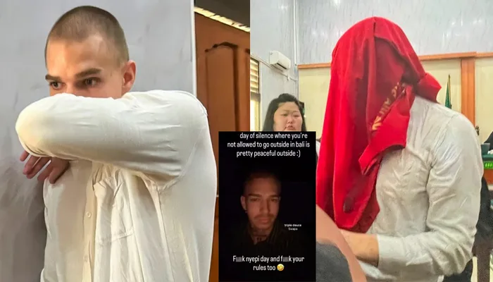 Sacred Hindu observance violated and revered religious traditions denigrated by Swiss tourist in Bali, Indonesia