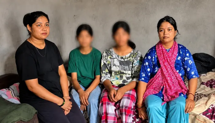 Hindu woman pressured to convert to Islam by Muslim family; household temple vandalised, Hindu idols desecrated, minor daughter pressured to study Urdu