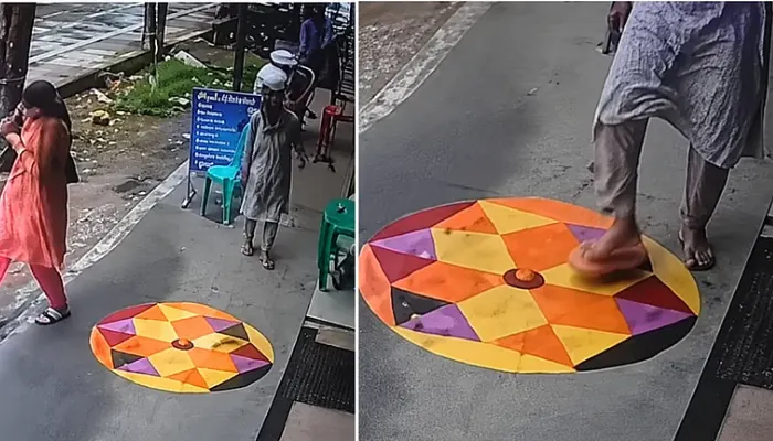 Onam celebrations marred as woman desecrates sacred Athapookkalam in Kochi, Kerala