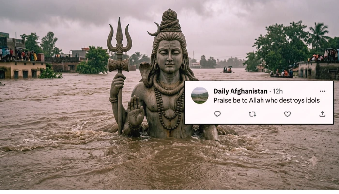 Anti-Hindu hate on display: Social media handle celebrates destruction of Hindu idols and deaths of Hindus during Nepal floods, portrays it as ‘Allah’s retribution’