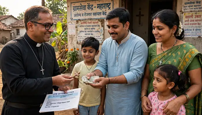 Hindu family, including children, subjected to intense pressure and offered inducements for Christian conversion in Chhatrapati Sambhajinagar