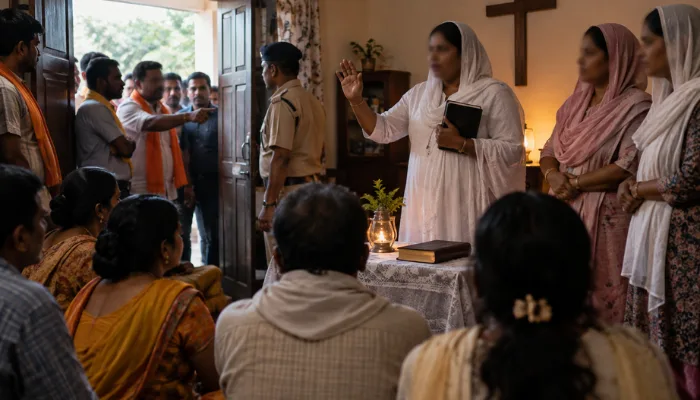 Hindus targeted for conversion to Christianity through prayer and healing gathering in Tikrapara, Dhamtari, Chhattisgarh