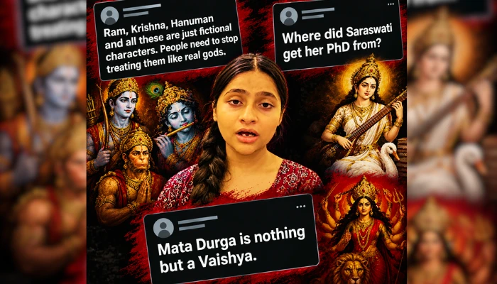 Hindu gods and goddesses targeted in repeated derogatory remarks by Ambedkarite woman; goddess Durga called ‘Vaishya’