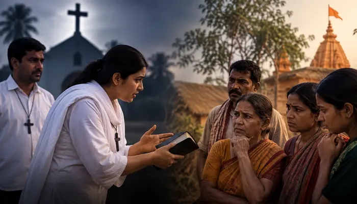  Hindu families pressured to convert to Christianity in West Bengal's South 24 Pargana; Hindu women expose conversion drive