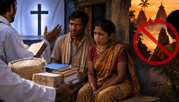Hindu families pressured to convert, objected on Hindu practices and assaulted in Baruipur, West Bengal 
