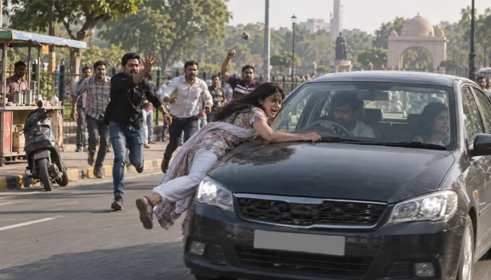 Hindu woman deceived by Muslim man posing as Hindu, later hit and dragged by car after identity deception surfaced in Lucknow, Uttar Pradesh