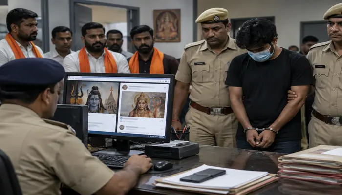 Hindu religious sentiments targeted through offensive social media posts in Kharkhoda, Uttar Pradesh